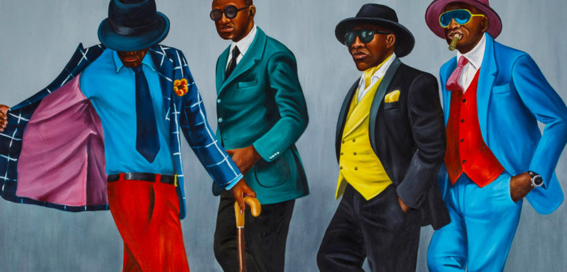 [Story] Comment le sapeur est devenu incontournable dans la peinture africaine