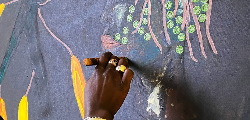 Le peintre sénégalais Ousmane Niang réactive le pointillisme