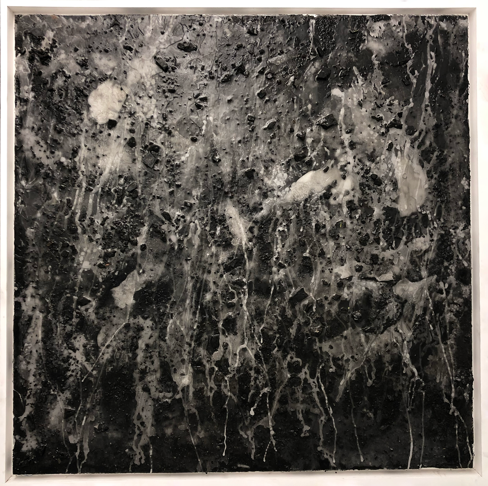 Mouhcine Rahaoui - Lumière obscure, 2024_150x150 cm