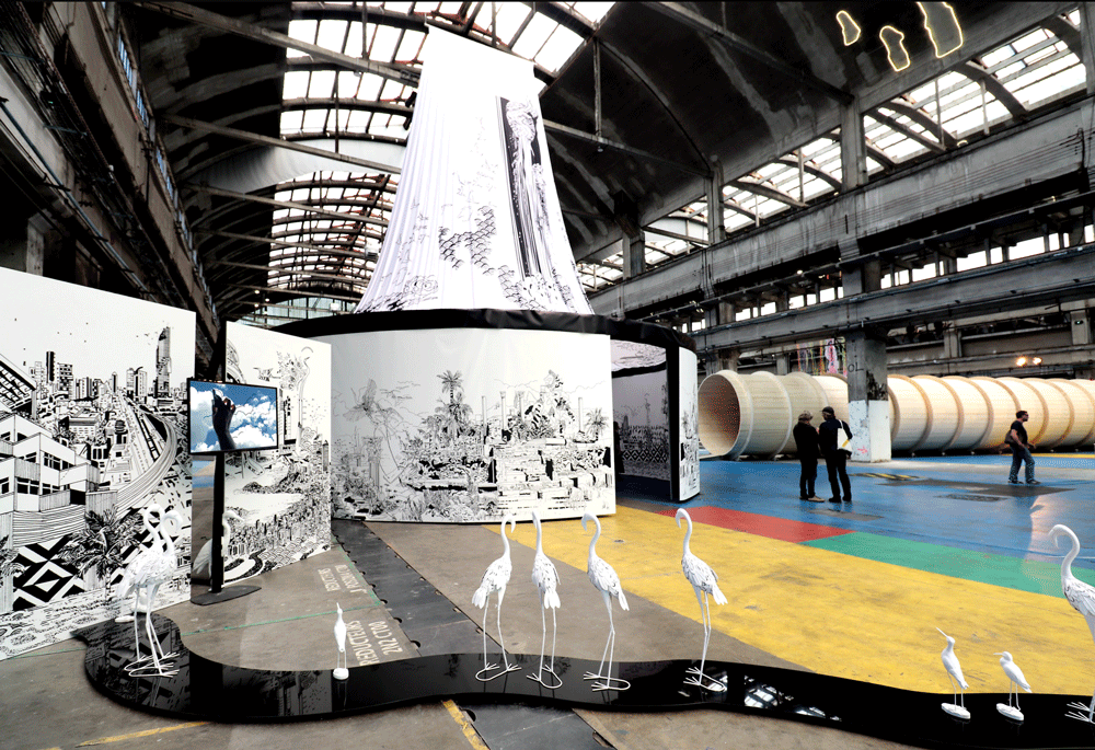 Cho Rouk Chourouk Hriech monumentale à la Biennale de Lyon - Diptyk Magazine