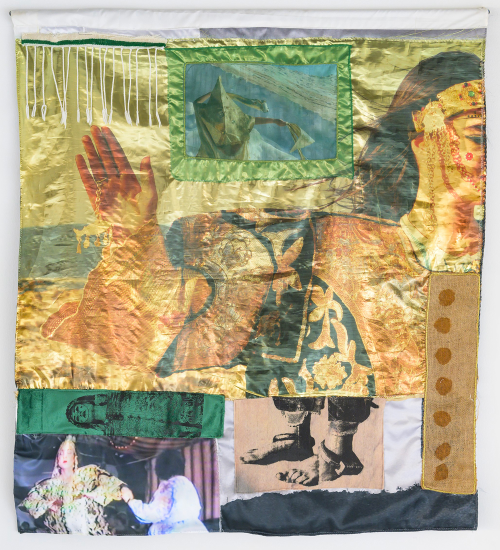 Heritage-of-Ancestors,-Digital-print-and-screen-printing-on-fabric,-93x105cm,-2024