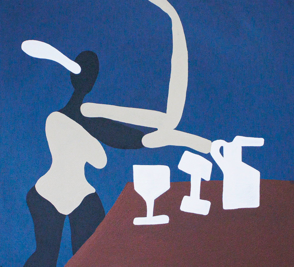 Lulama-Wolf.-The-Blue-Note,-2024.-Acrylic-and-sand-on-canvas.-Courtesy-of-the-artist-&-THK-Gallery