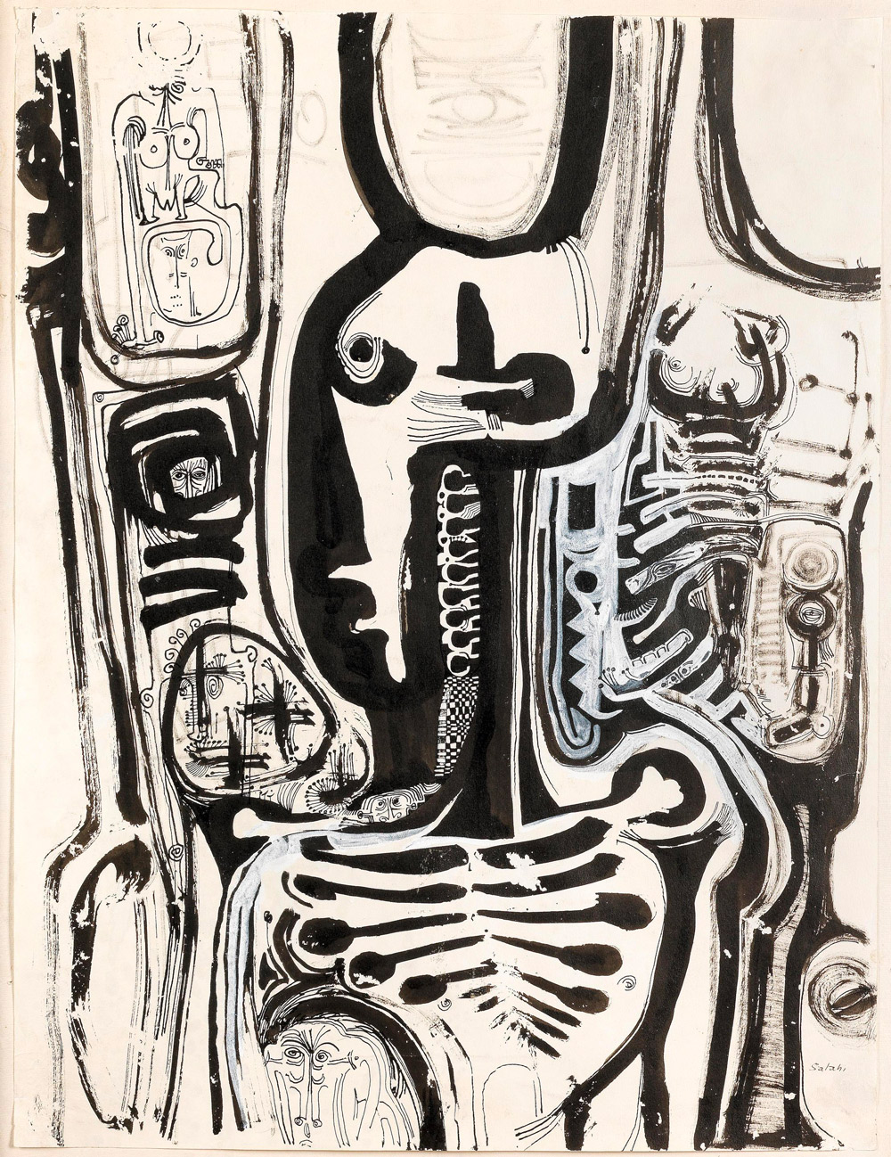 ibrahim_el_salahi_sans_titre_circa_1960