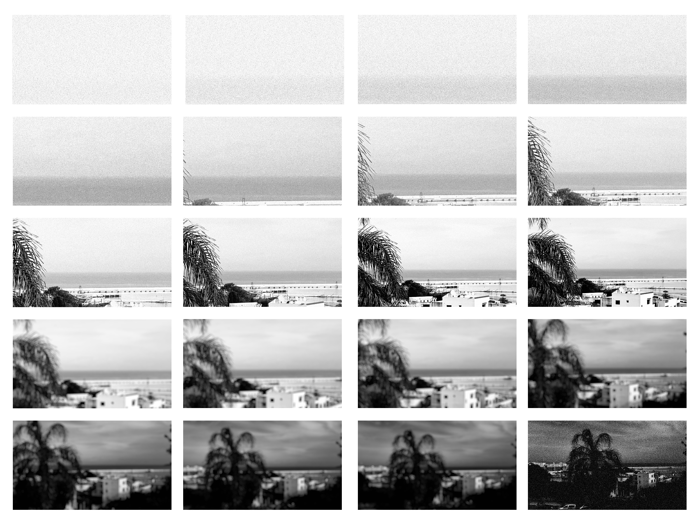 Ziad Naitaddi, Moroccan, born 1995 Importo_Second Intention_ The Economy of Illusion, 2024-2025 B&W Digital Photography, Ultra Premium Printed on PVC (Polyptyque x20) 35 x 20 cm