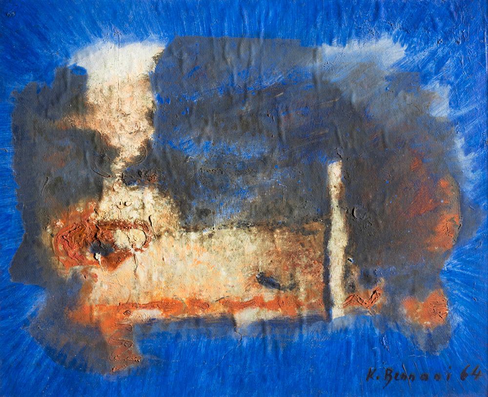 Karim-Bennani---Untitled,-1964---Oil-on-paper---50x60-cm