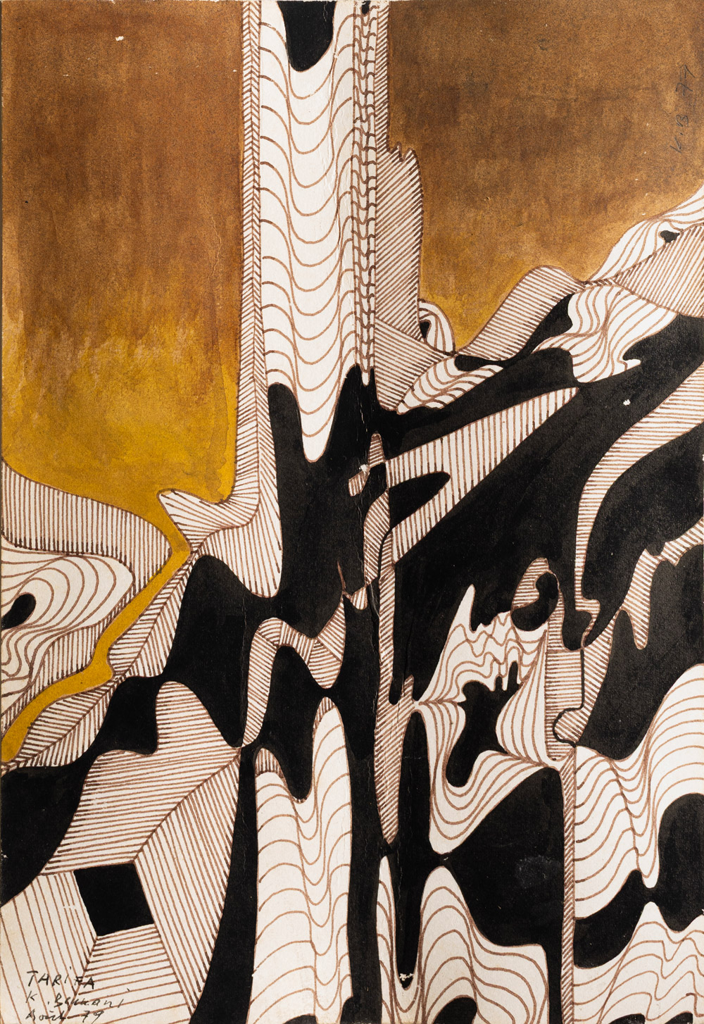 Tarifa,-1978-Encre-sur-papier-24-x-18-cm