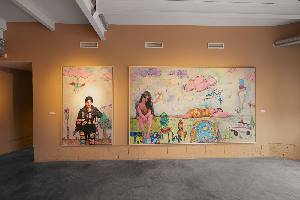 Painting-in-the-exercice-of-art-show---Courtesy-of-Loft-Art-Gallery.----