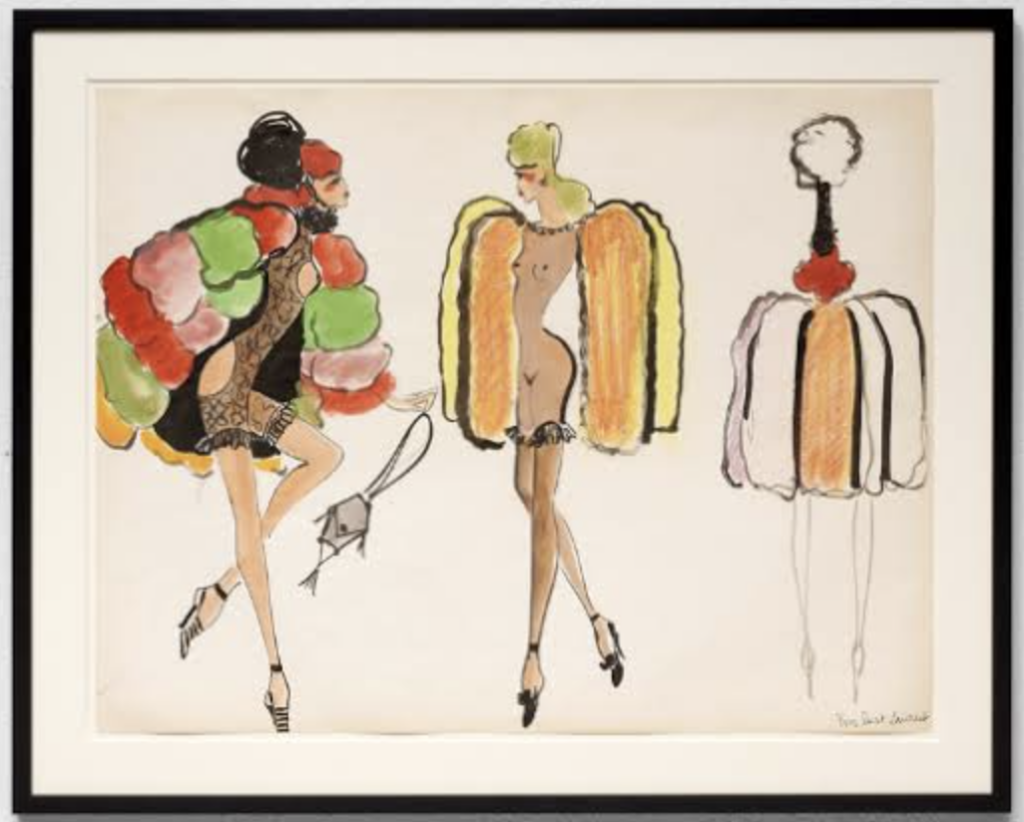 « Yves Saint Laurent en scène »