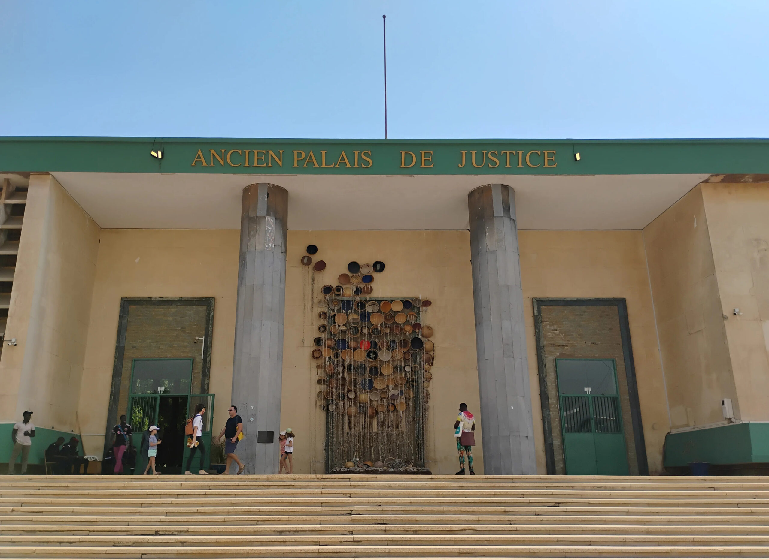 Vue de l'ancien palais du justice à Dakar, 2024.