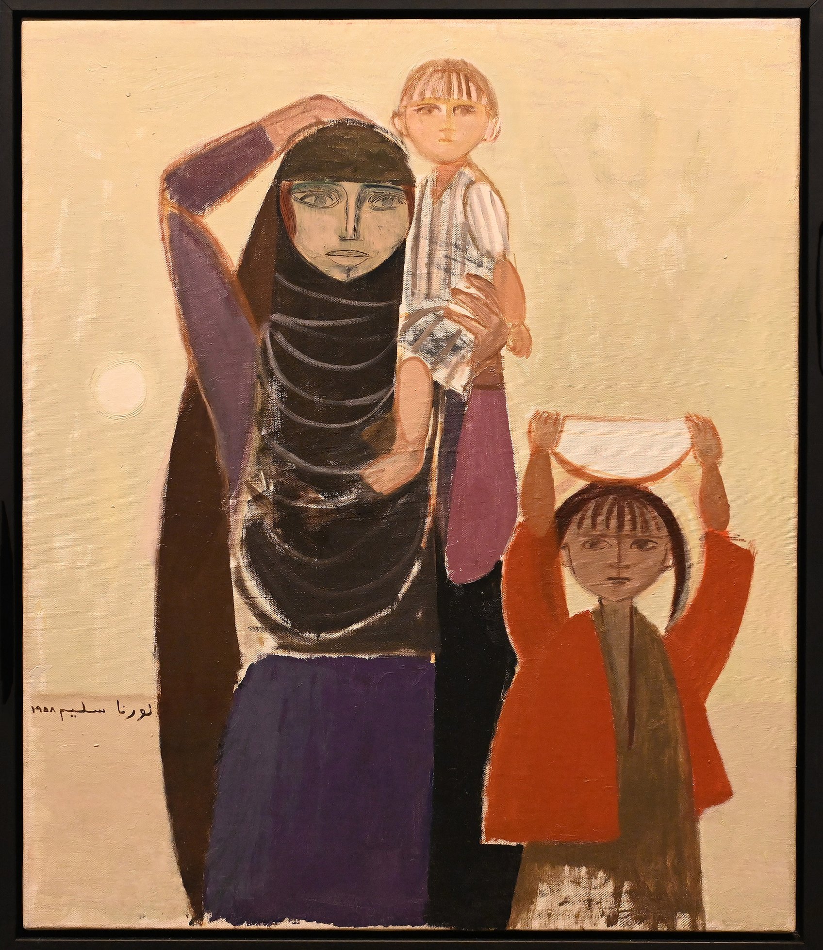 Lorna Selim, Untitled, 1958, oil on canvas, 86.7 x 74.2cm. Mathaf: Arab Museum of Modern Art, Doha.