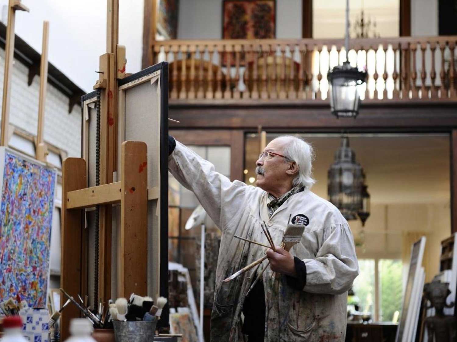 Portrait of the Artist Mahjoub Ben Bella