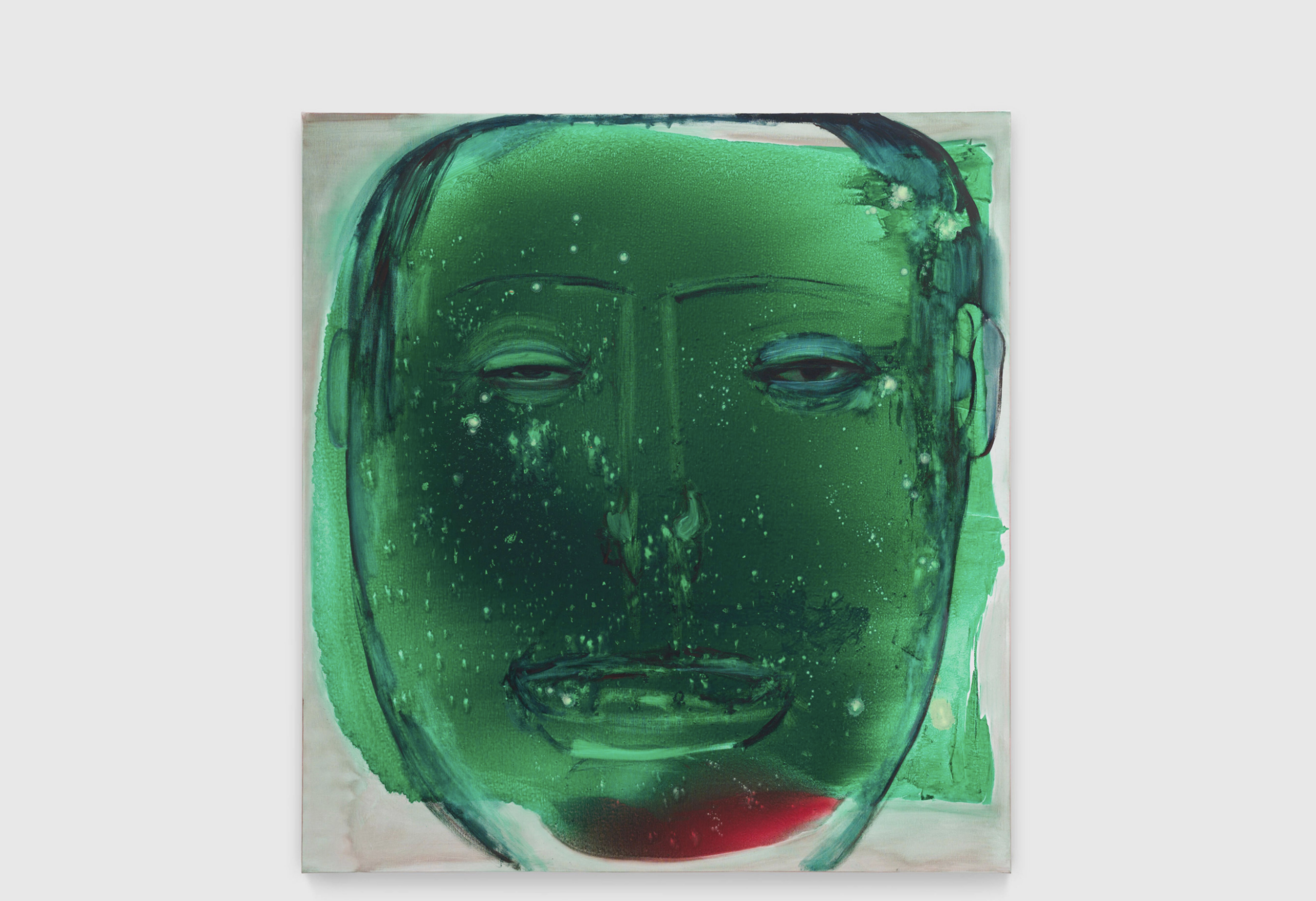 Marlene Dumas, Poisonous Proposal, 2025, huile sur toile, 175,5 × 163,4 cm. Signé, titré et daté au dos.