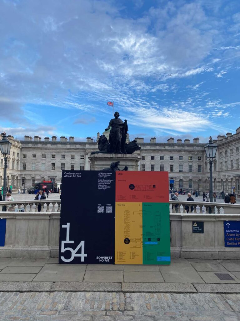 Vue de la Somerset House lors de la 14e edition de 1-54 Londres