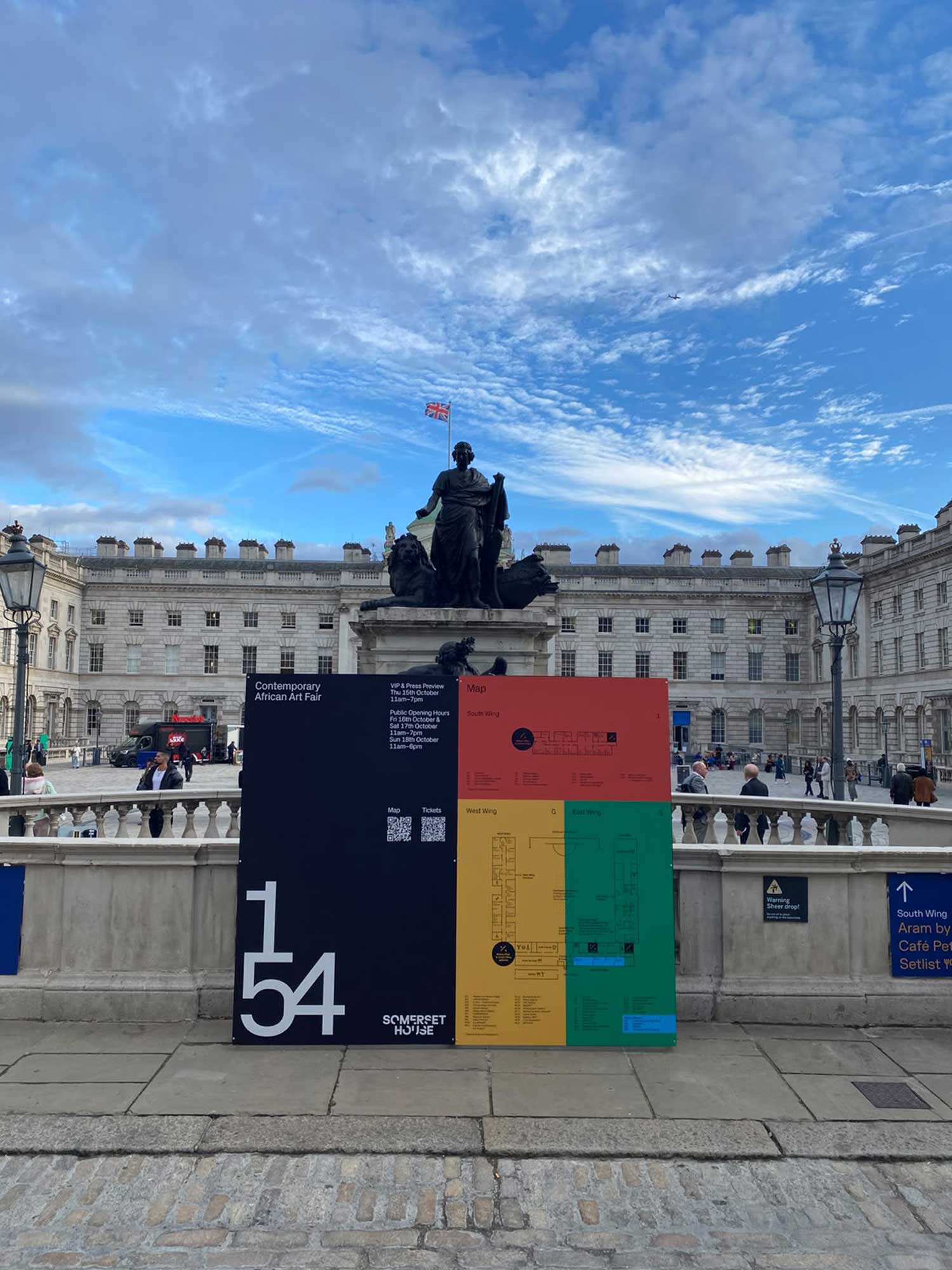 View of Somerset House during the 14th edition of 1-54 London
