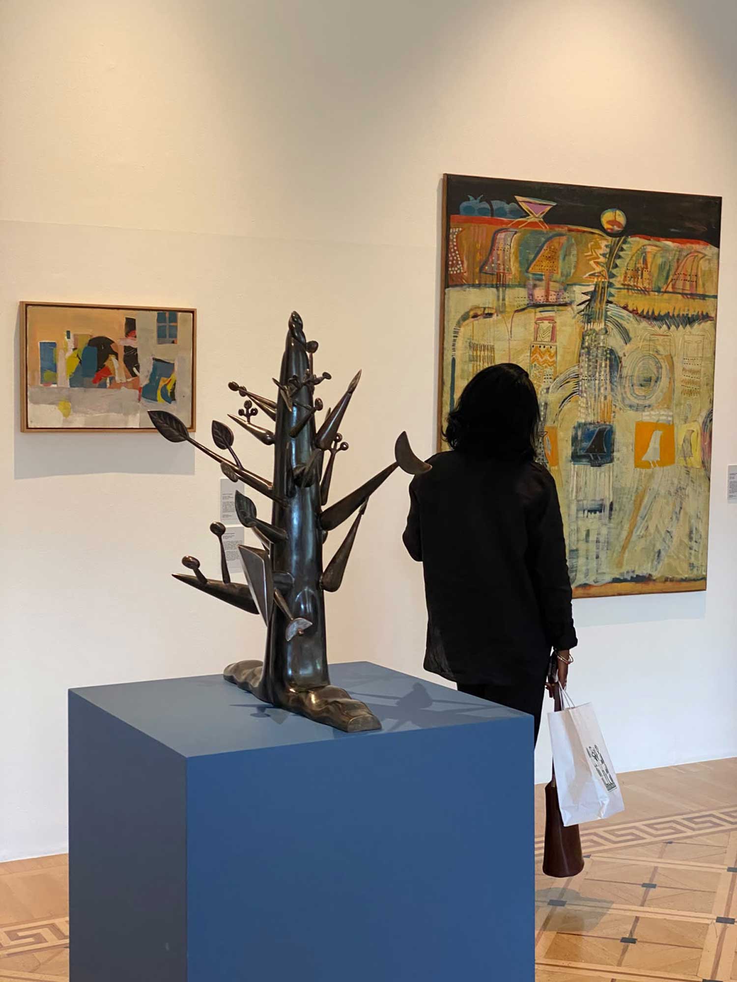 View of the “West Wind” exhibition curated by Nancy Dantas at 1-54 London 2026
