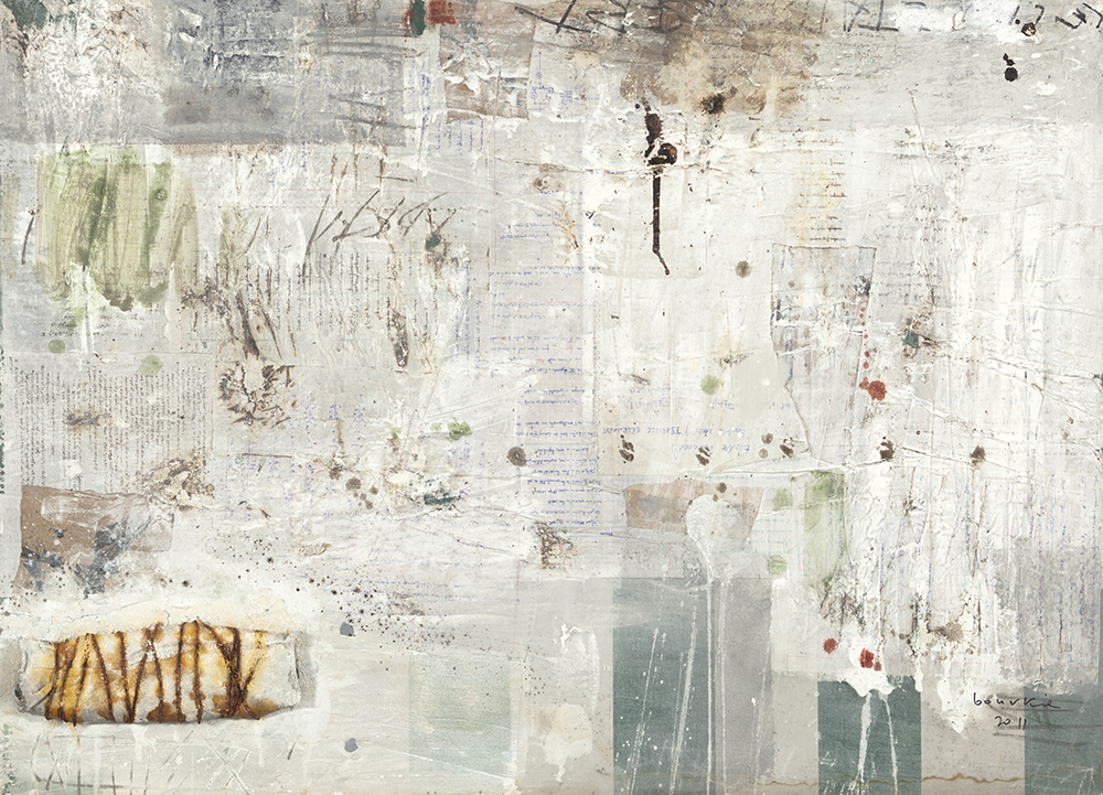 Hassan Bourkia, Composition, 2011, 77 x 107 cm, mise à prix : 55 000 DH ©Hassan Bourkia