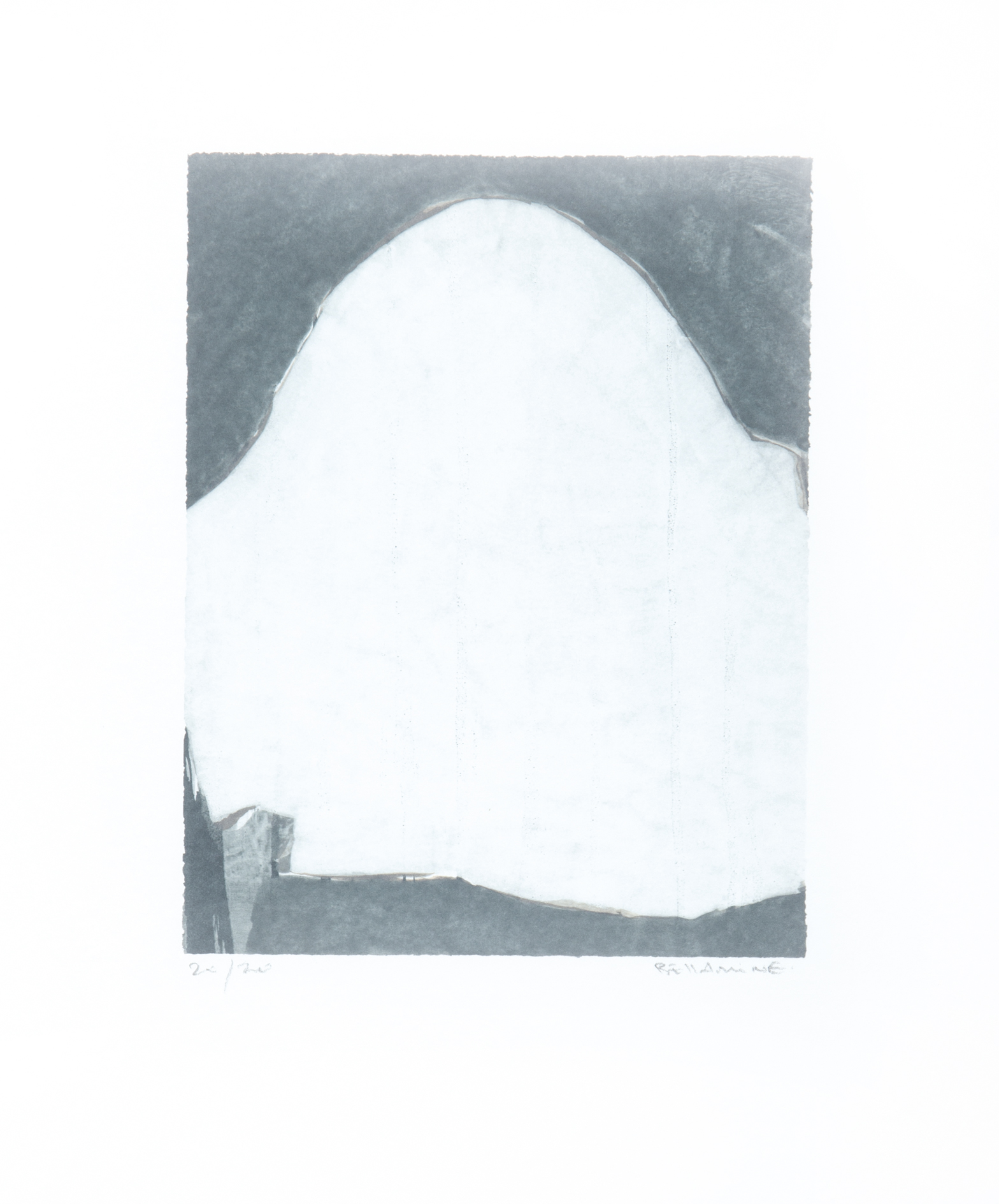 Fouad Bellamine, Composition, lithographie numérotée 20/20, 60 x 45 cm, mise à prix : 5 000 DH, ©Fouad Bellamine