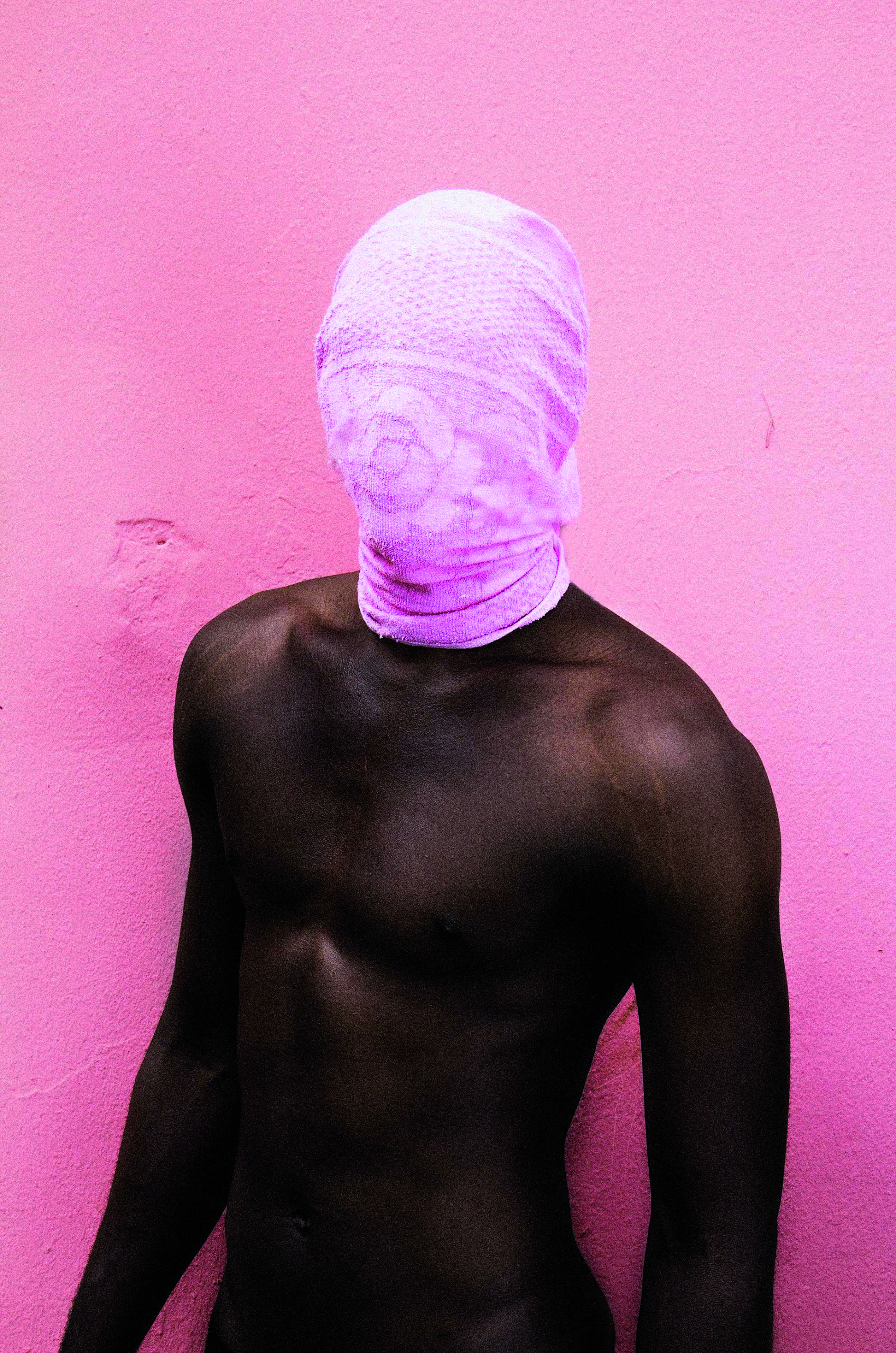 nbanwo, Unnamed (Pink Towel), 2013