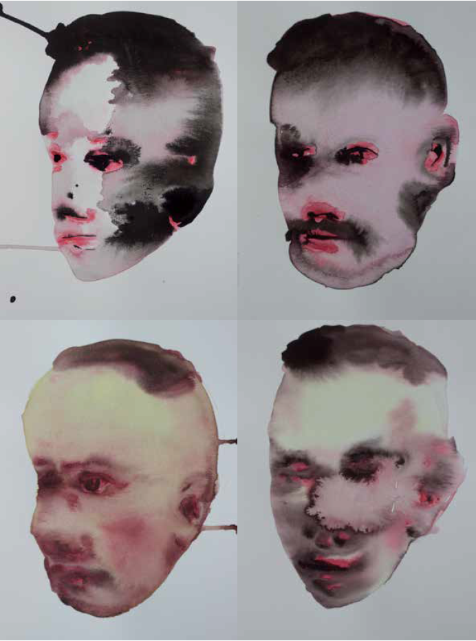 Safaa Erruas, Le Sud, Cartes et territoires, 2016, gaze plâtrée, fils métalliques, 150 x 300 cm Courtesy de l’artiste et L’Atelier 21