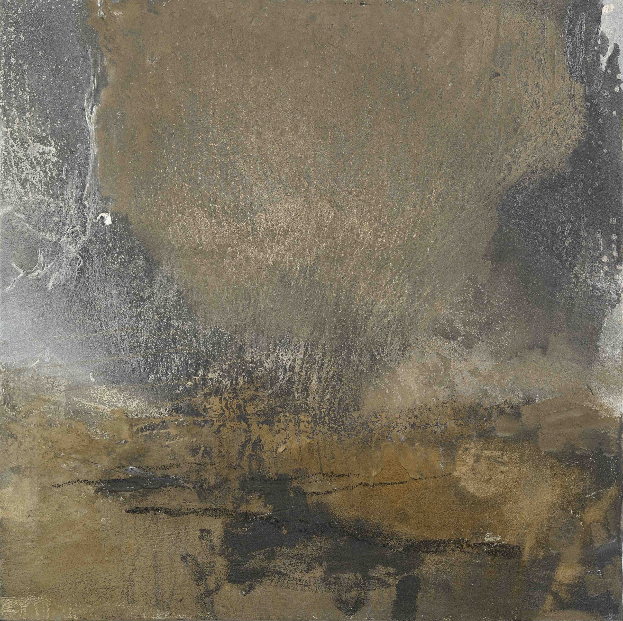Youssef Titou, Sans titre, 2012. Technique mixte sur toile. Courtesy de la Galerie Shert