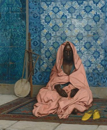 Jean-Léon Gérôme, Le Barde noir, 1888 © Musée de Doha, Qatar