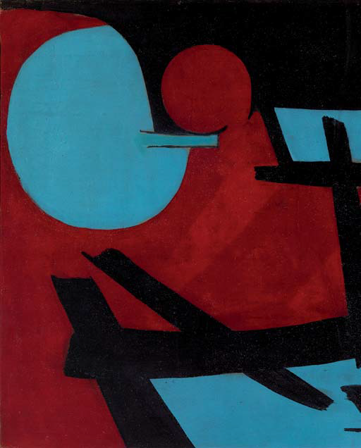 Equipo 57, Sans titre (Préliminaires), 1957, huile sur toile