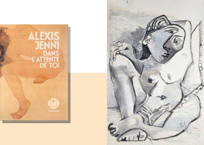 (à gauche) Femme à l’oreiller, Pablo Picasso, 1969, huile sur toile © RMN-Grand Palais/Musée Picasso de Paris/Adrien Didierjean